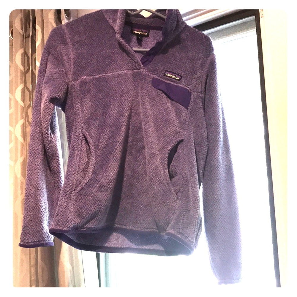 Purple Patagonia fleece